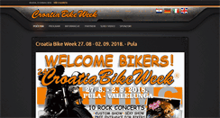 Desktop Screenshot of croatiabikeweek.com